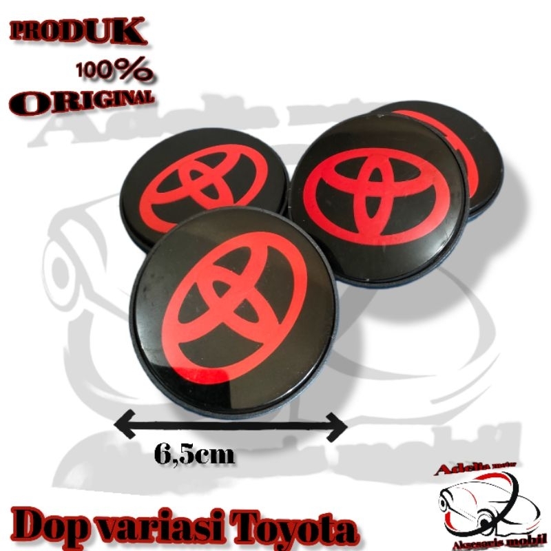 Dop center caps tutup lubang tengah velg racing oem Toyota Avanza
