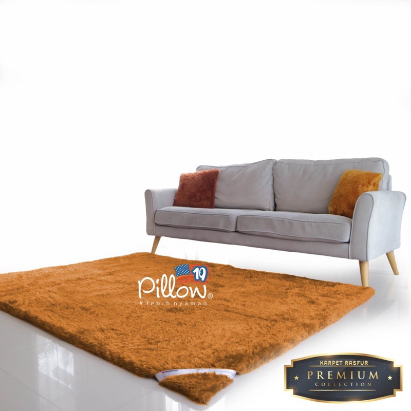 Karpet bulu rasfur pillow109 160x100cm tidak mudah rontok dan tebal