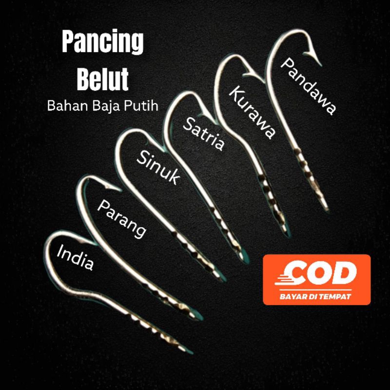 urek belut sawah tanpa tali urekan sawah pancing sidat rawa kail baja tajam produk terlaris