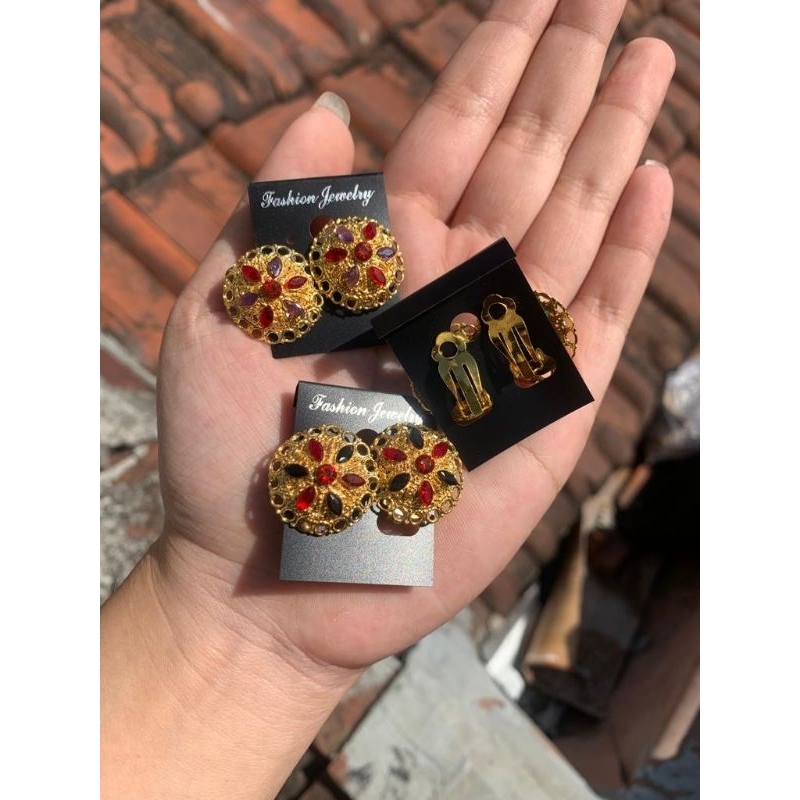 ANTING ALPAKA SEKAR PADI / anting alpaka bali / aksesoris bali