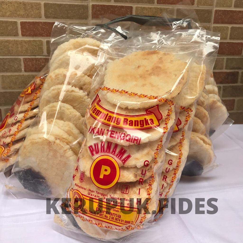 

Kerupuk Kemplang Bangka Merk Purnama - Isi 8 Pcs Pedas Gurih Enakk!