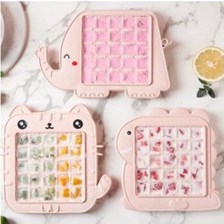 Cetakan 25 Sekat Es Batu Puding Cokelat Jelly / Alat Pencetak Karakter 25 Kotak Food Grade / Ice Cube Tray Mold 25 Grid Bahan PP Kucing Cat Meong Meow Lucu [MF]