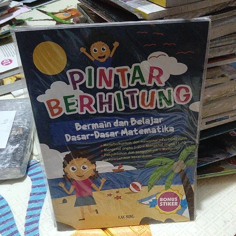 original buku pintar berhitung bermain dan belajar dasar -dasar matematika