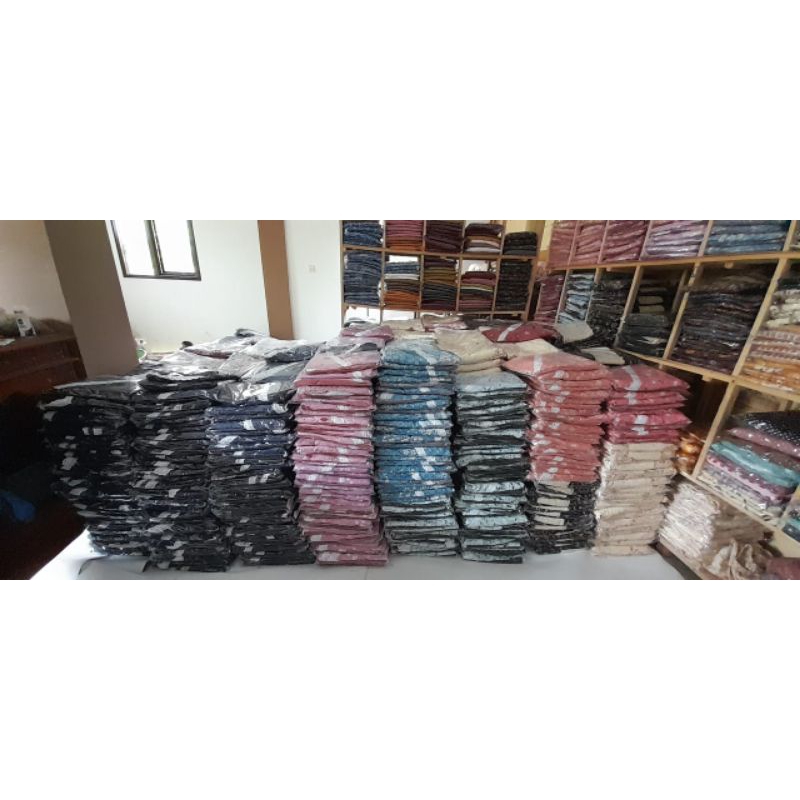 Mukena Rayon dewasa jumbo Batik series