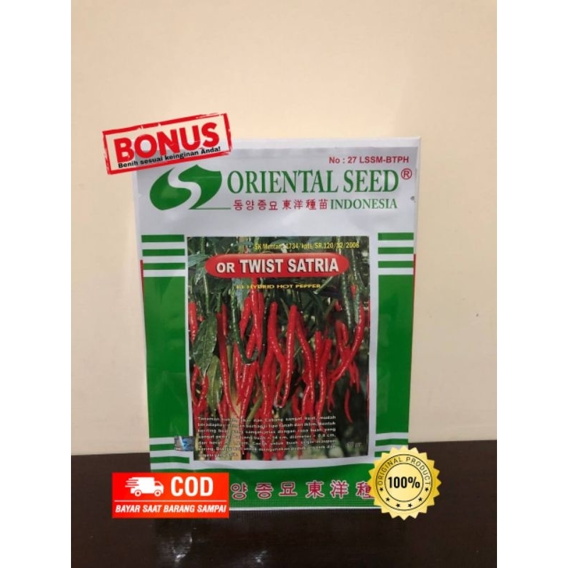 Benih Cabe OR Twist Satria dari Oriental Seed