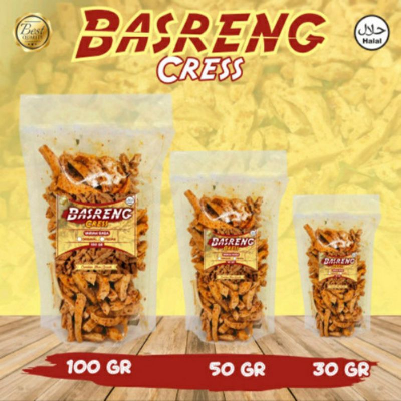 

basreng kriuk pedas enak isi 100g