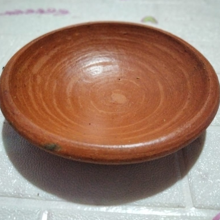 

COBEK TANAH LIAT MERAH/cobek serbaguna/untuk sambal bakar 20cm