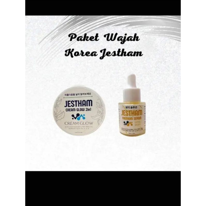 [BPOM] korea jestham cream glow+serum premium