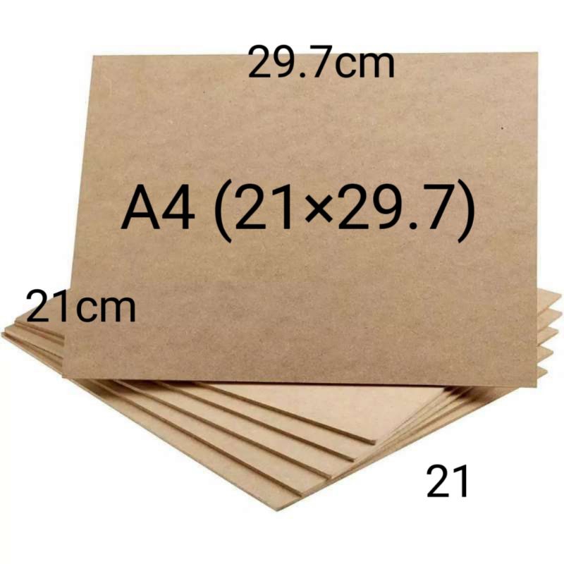 karton yellow board A4 (21×29.7) tebal 3mm