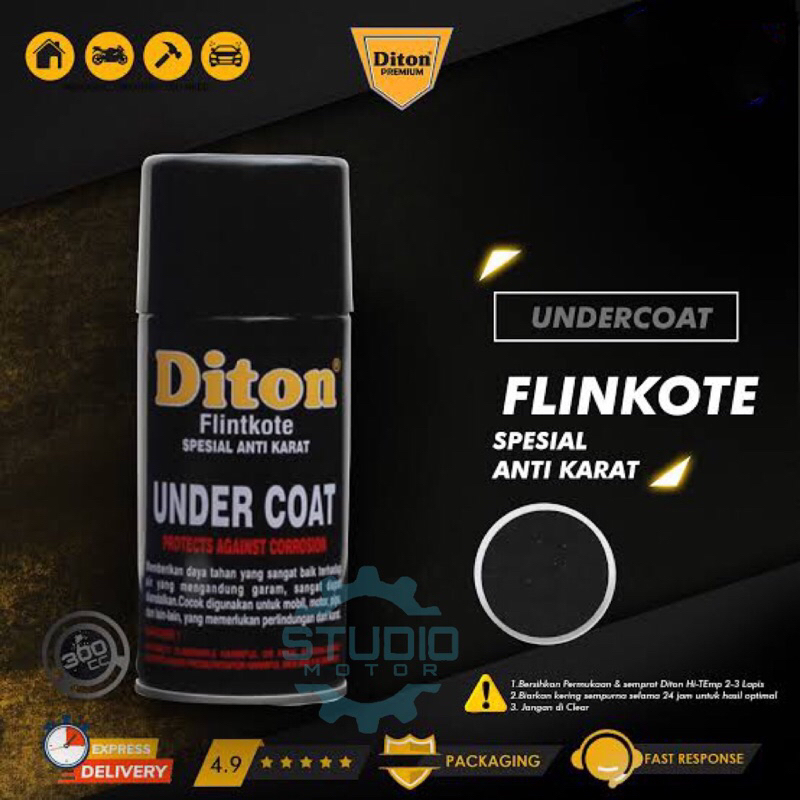 CAT ANTI KARAT / FLINKOTE DITON 300ML CAT SEMPROT UNDERCOAT