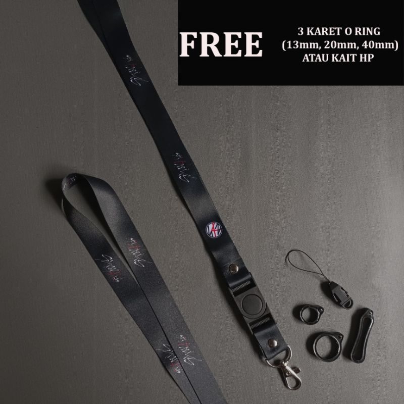 Lanyard Straykids - Tali Gantungan ID Card/Nametag,HP,Dompet