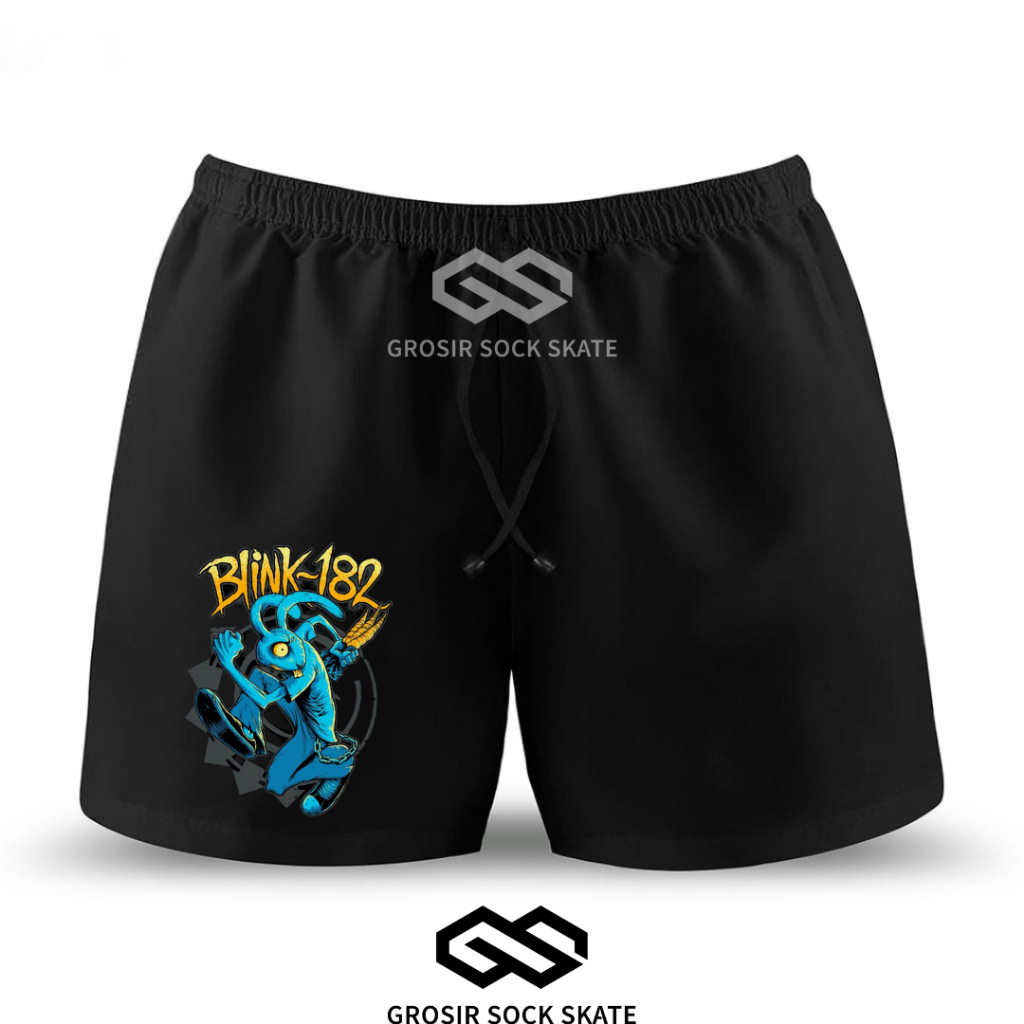 BOXER CELANA PENDEK MUSIC BAND  BLINK 182