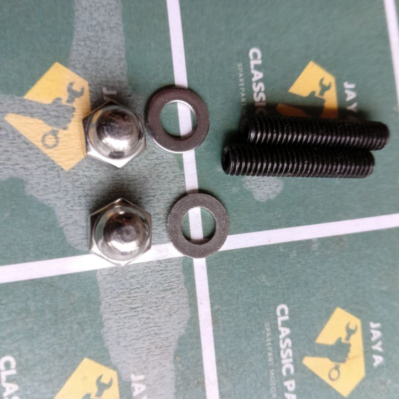 BAUT L TANAM SET RING MUR TOPI STAINLES BAUT KNALPOT GL MP TIGER