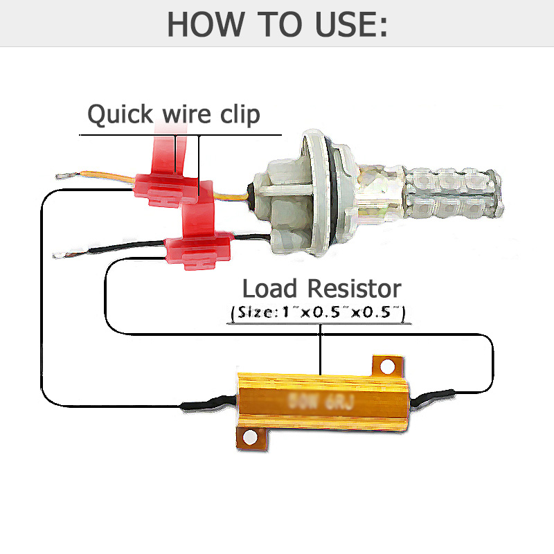Resistor Sein Led 50W 6 OHM Solusi Lampu Sein LED Hyper Flash Jadi Normal Kembali