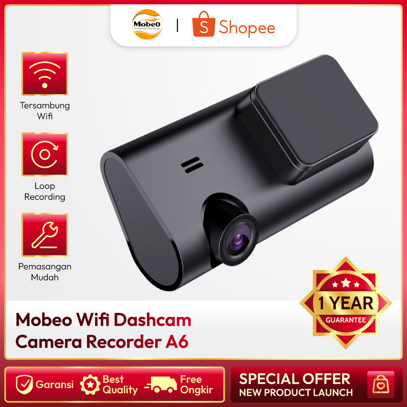 (Exclusive) Mobeo Wifi Dash Cam MSDC02 (Front and Rear Camera)