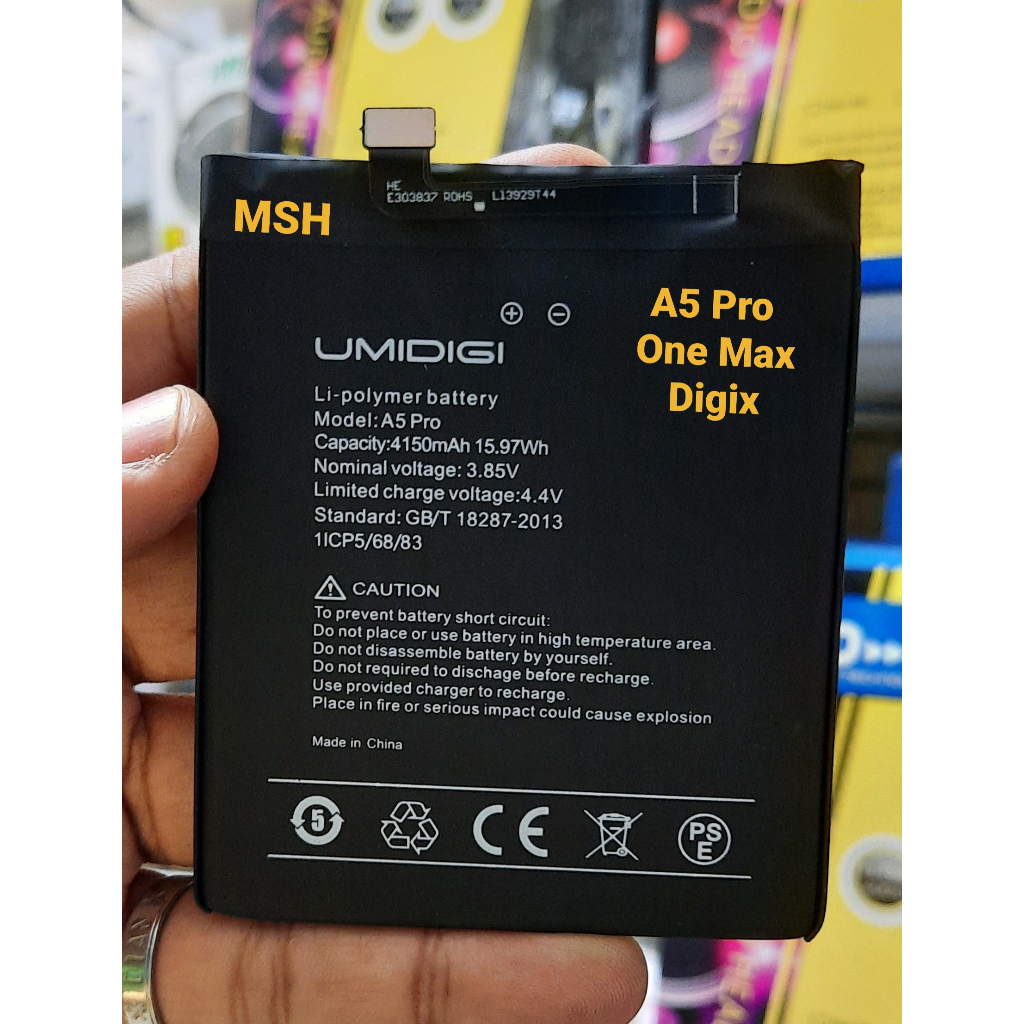 BATERAI UMIDIGI UMI PLUS E / UMIDIGI S3 PRO / UMIDIGI ONE PRO / UMIDIGI A5 PRO DIGIX ONE MAX ORIGINAL