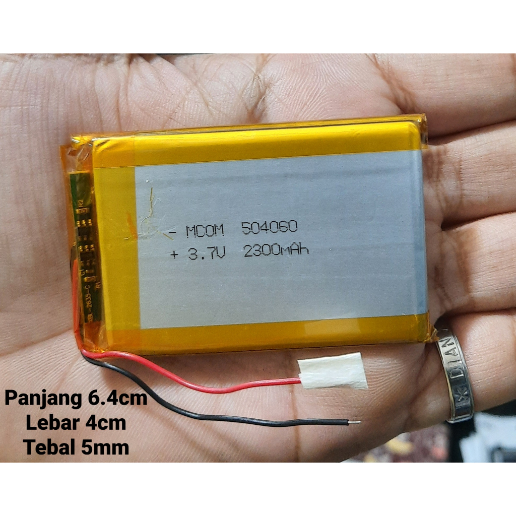 BATERAI TANAM KABEL 504060 6.4CM X 4CM / 403030 3.2CM X 3CM / 602030 3.2CM X 2CM UNIVERSAL BATTERY REMOTE KONTROL MP3 MP4 DRONE  MAINAN ANAK