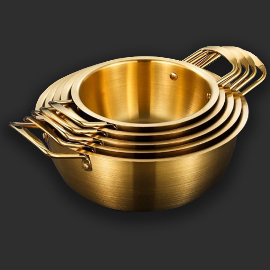Nexxio Panci Ramen korea / Panci Noodle Korean Stainless / Panci Ramen Gold / Panci Ramyun KoreaPremium / Korea Noodle Pot Gold