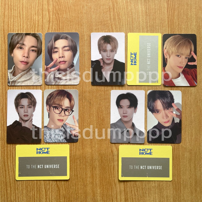 [READY INA] PC MD NCT HOME Scratch Photo Card A & B Taeyong Johnny Kun Ten (BACA DESKRIPSI)