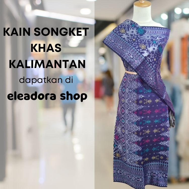 Kain Songket Khas Kalimantan - Motif Cumi