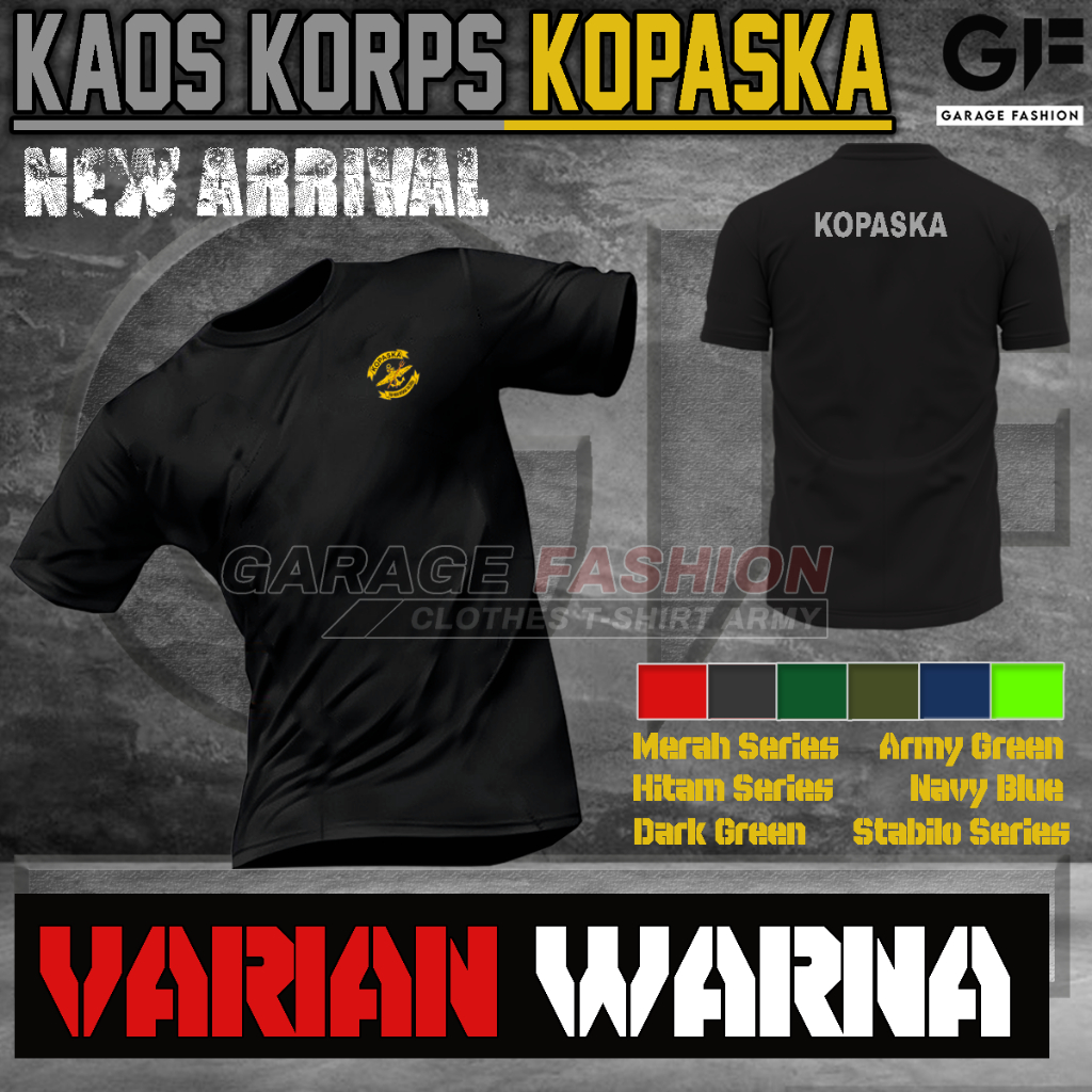 Kaos Jersey Kopaska/ Baju Pria / Baju Kopaska / Kaos Olahraga Kopaska / Baju TNI / Bahan Dryfit /COD