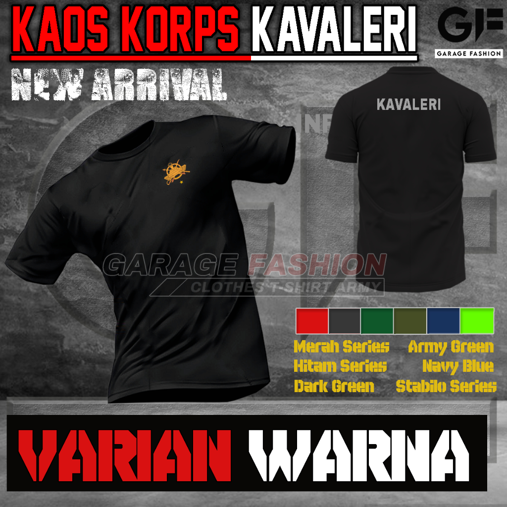 Kaos Jersey Kavaleri / Kaos Olahraga Kavaleri / Baju Kavaleri / Baju olahraga Kavaleri / Bahan Dryfi