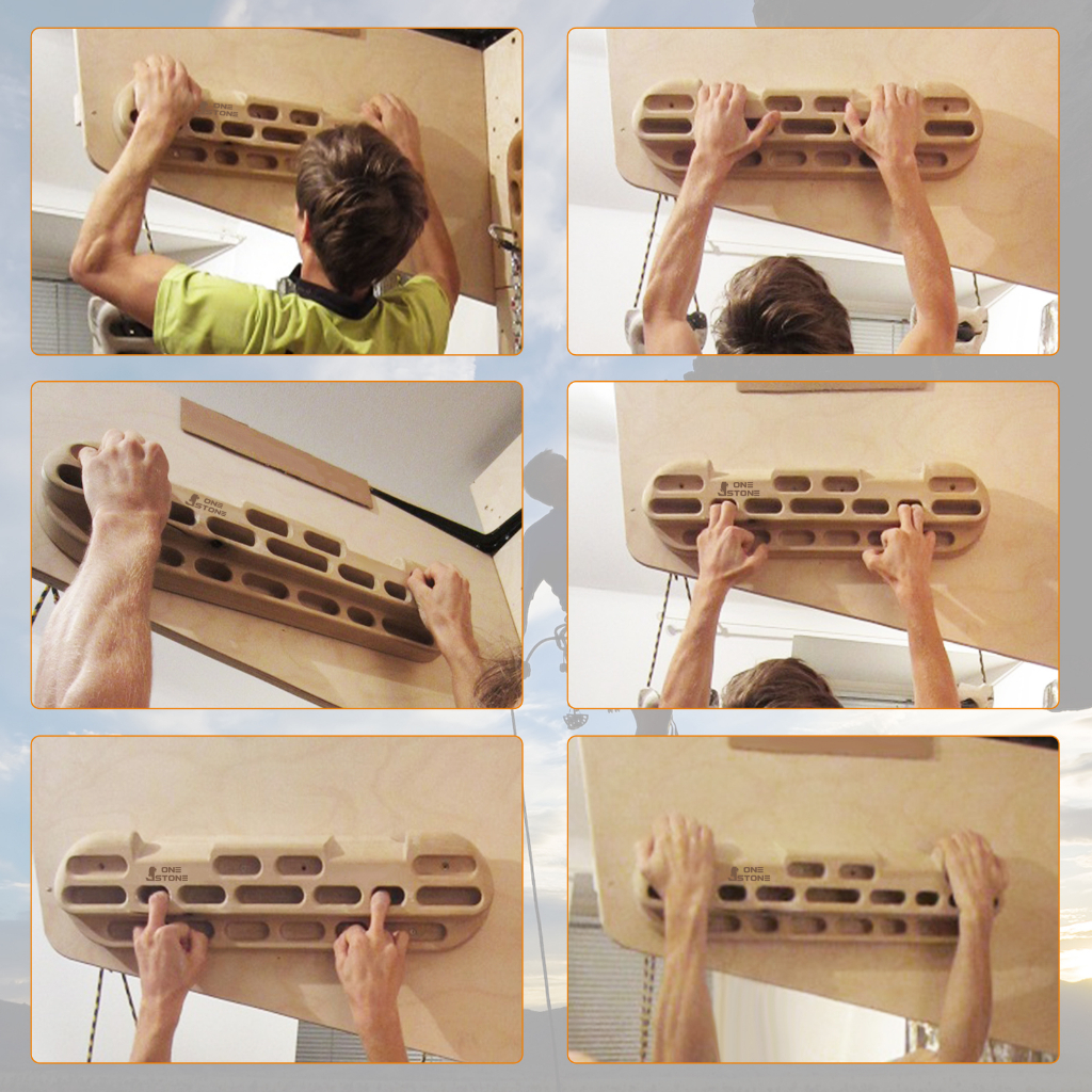 Hangboard Climbing Fingerboard Papan Latihan Kekuatan Jari Panjat Tebing Climbing