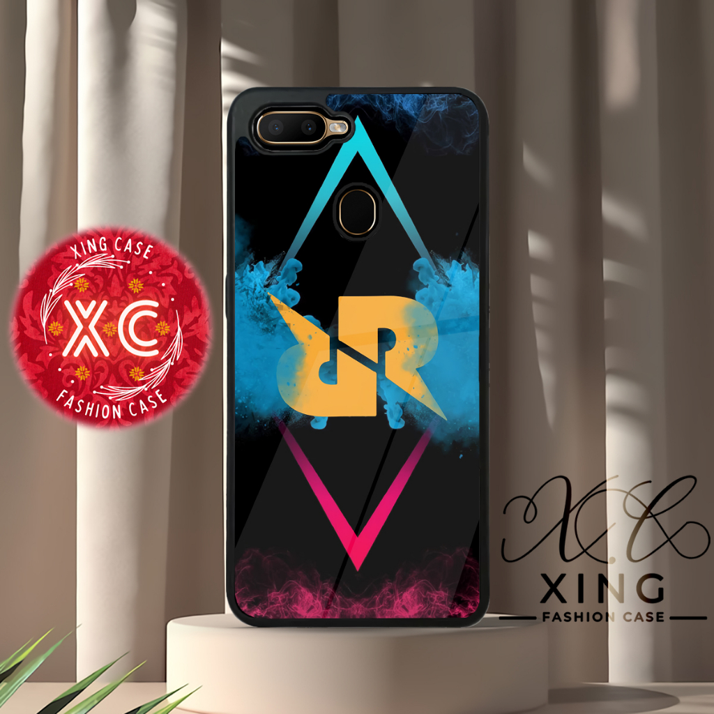 |EZ22| XING CASE OPPO A5s AX5s A7 A11K A12 A12s F9 F9PRO REALME 2 PRO GLOSSY KILAU EFEK KACA | CASE 