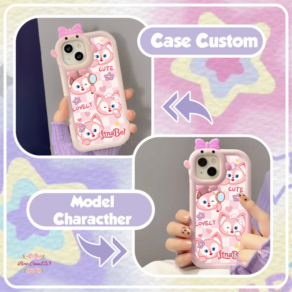 CUSTOM SOFTCASE PITACU FRAME KARAKTER CUSTOM LINABELL FOR SAMSUNG A02S A03S A03 A04 A11 A12 A13 A21S A22 A32 A33 A20 A30 A50 A51 A52 A53 A73 BC7721