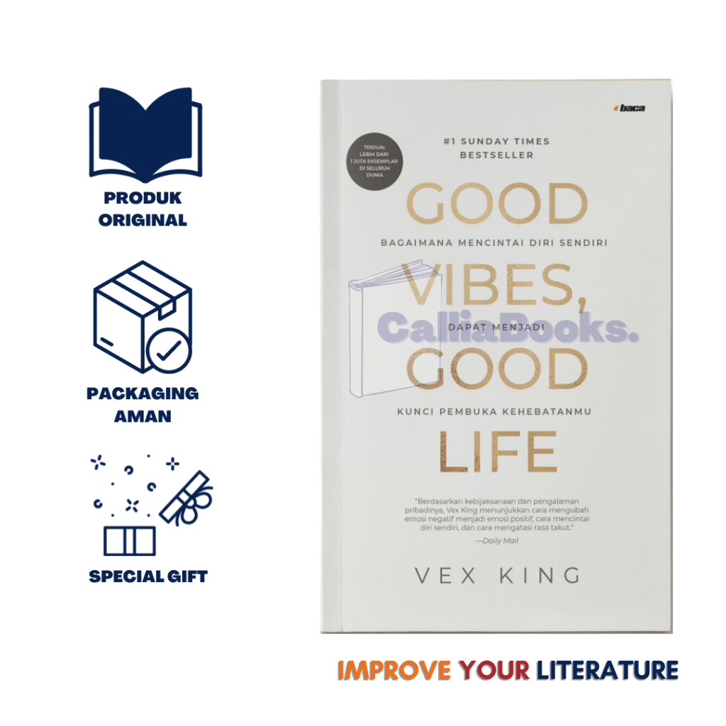 Buku Good Vibes, Good Life - Vex King