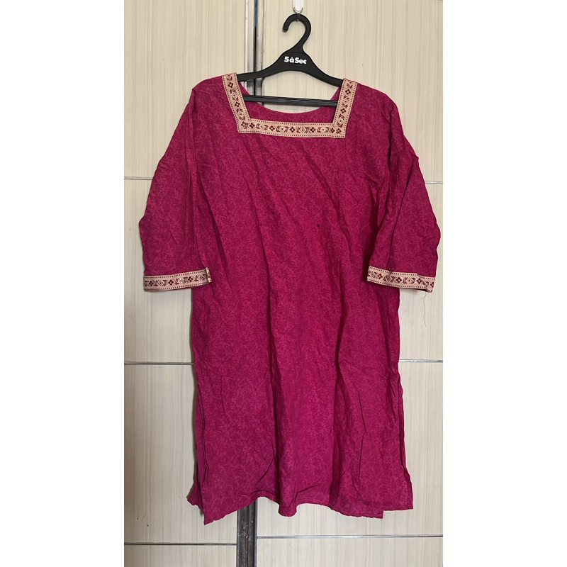Pre❤️ Tunik India Fuchsia