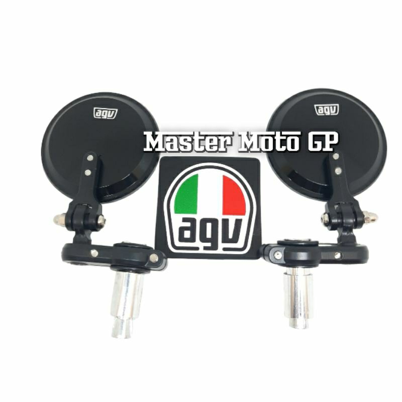 Spion jalu bulat lipat AGV Spion jalu caferacer SH 001 Spion Bar end Caferacer AGV SBJ-112 Nmax klx lexi pcx adv vario xsr xabre cbr aerox Xmax scoopy fino fazzio