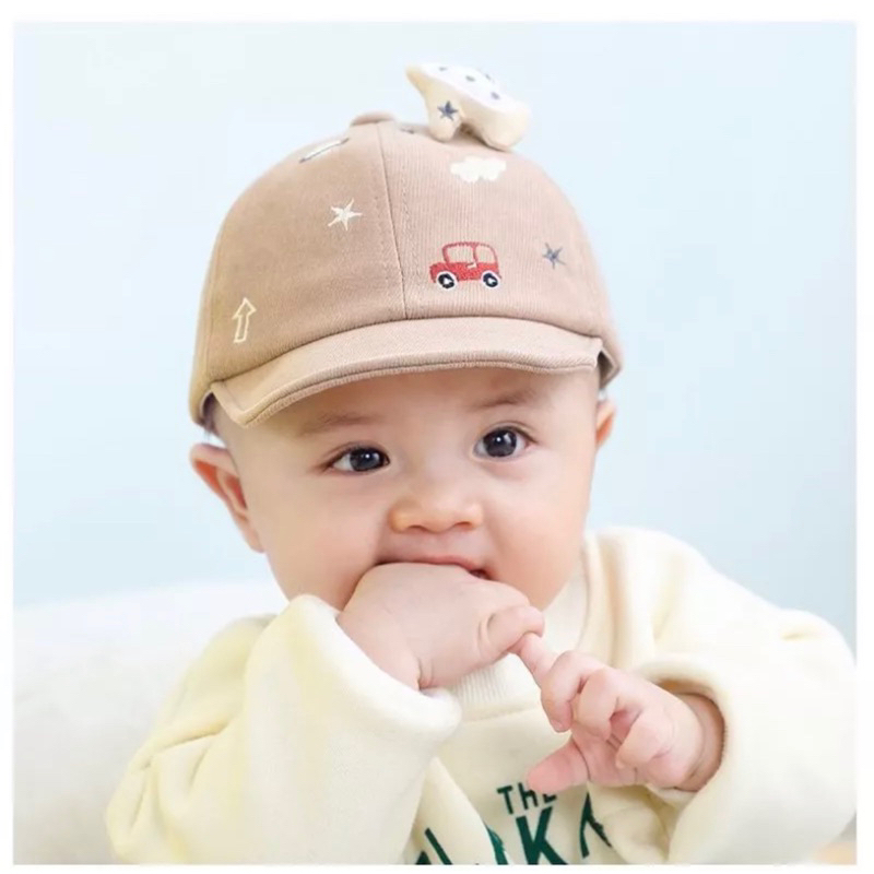 Topi Baseball Anak Bayi Model PLANE Import / Baby Baseball Hat CAR SERIES