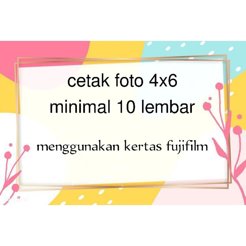 cetak foto 4x6