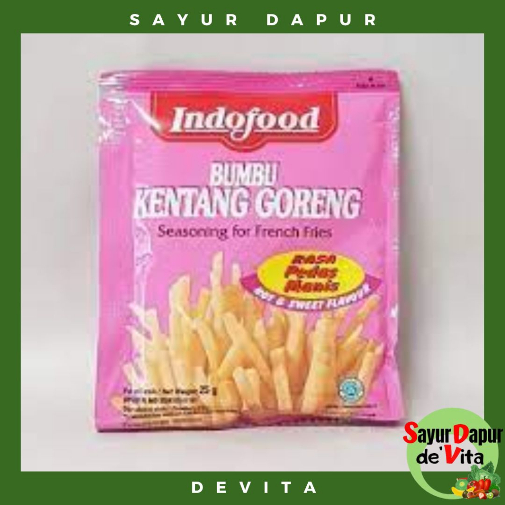 Aneka Macam Bumbu Kentang Goreng Indofood 25g