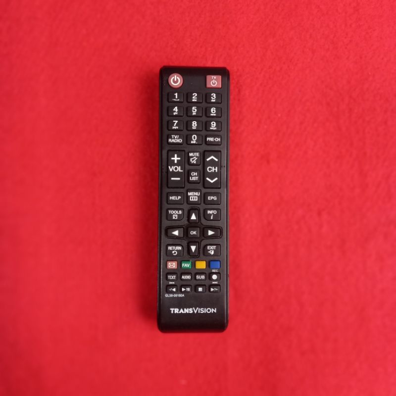 REMOTE TV TRANSVISION - SAMSUNG GL59-00180A ORIGINAL TANPA TUTUP BATERAI