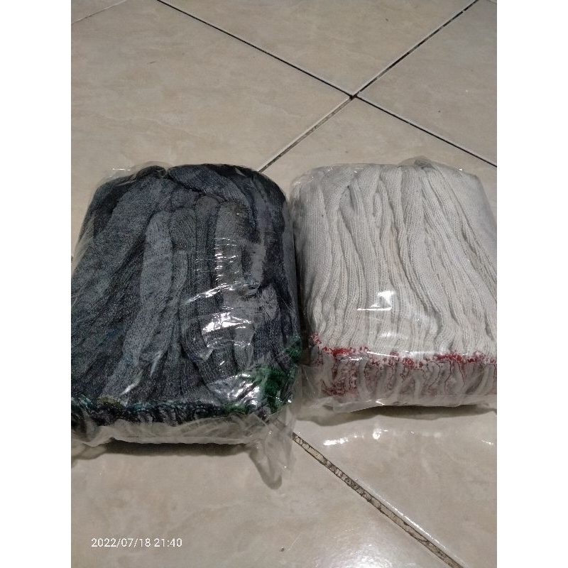 SARUNG TANGAN RECYCLE BENANG 5 (12 pasang/1 lusin/24 pcs)