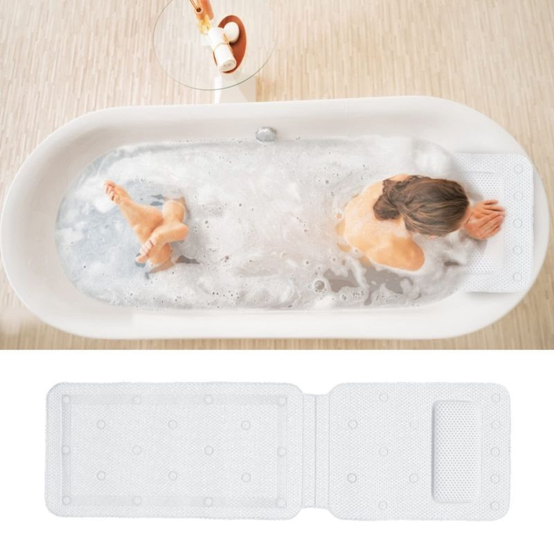 36*125cm Bathtub Mat Anti-slip alas bathub anti slip Keset Bathtub Bathroom Mat With Suction Cups Hollow Out