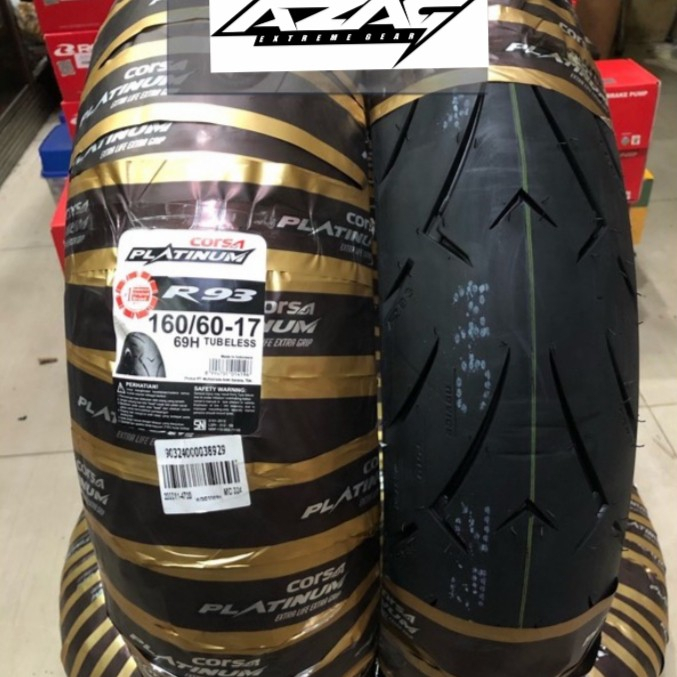 Ban Corsa R93 17 110 dan 160 Supermoto CRF KLX Dtracker 150 Depan Belakang