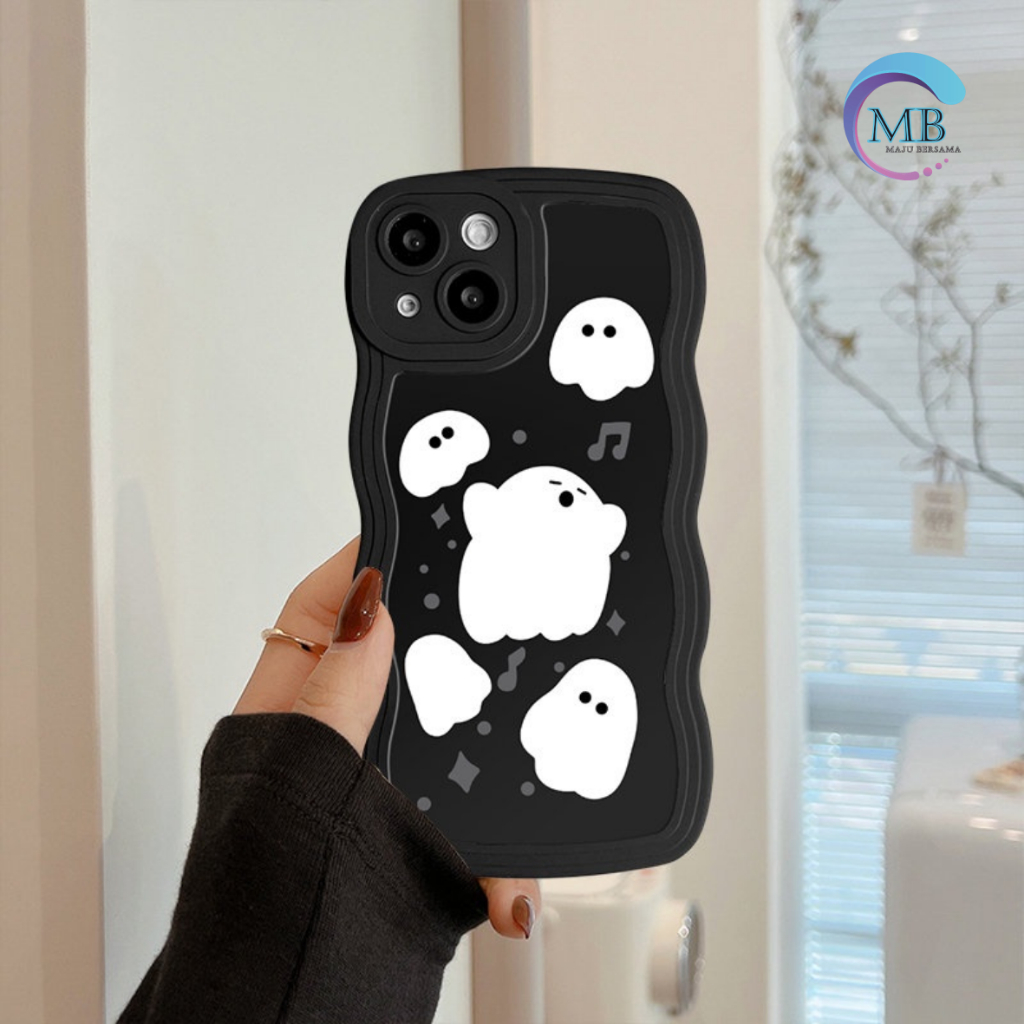 SS816 SOFTCASE CASE TPU GHOST CARTOON FOR XIAOMI REDMI NOTE 4 4X 5A PRIME 5 7 8 9 10 11 12 PRO POCO M3 M4 M5 X3 PRO MB4675