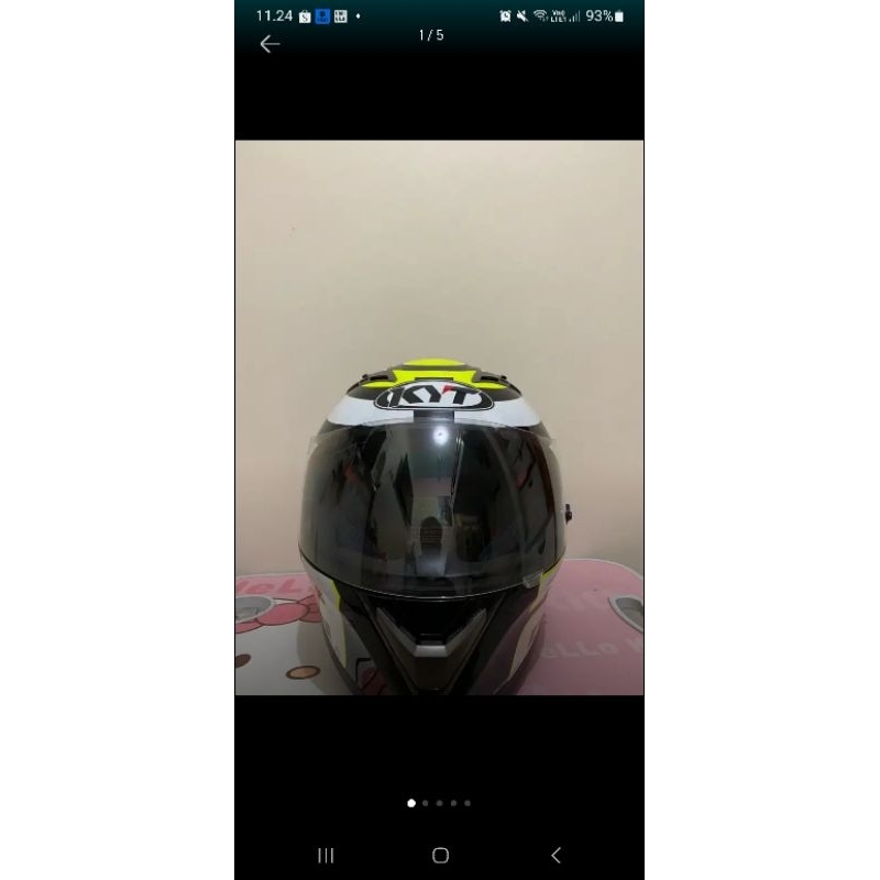 helm KYT Vendetta 2 andrea lanone white