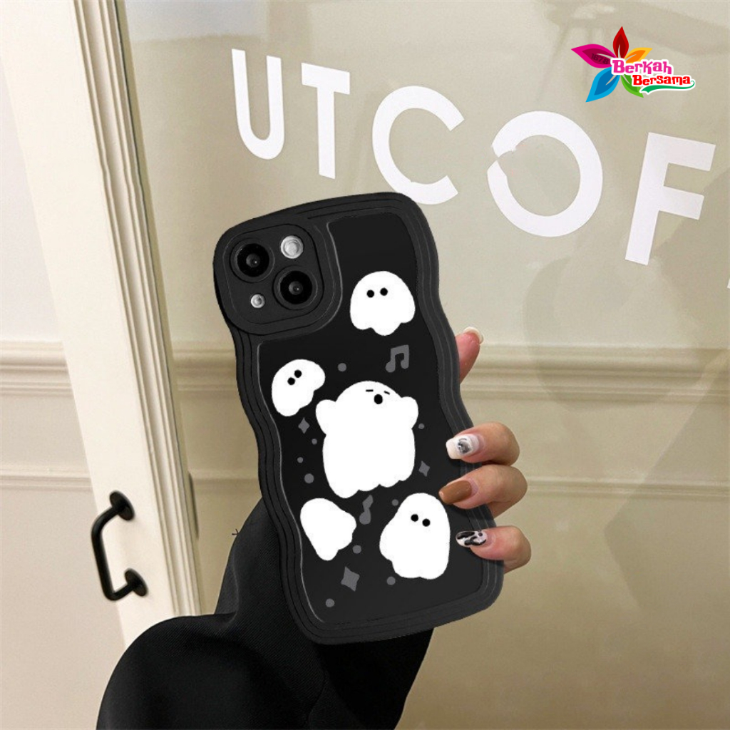 SS816 SOFTCASE CASE TPU GHOST CARTOON FOR SAMSUNG A01 A14 A20 A30 A21S A20S A22 A32 A33 A34 A50 A50S A30S A51 A52 A53 A54 A24 A73 4G A05 A15 A05S BB8029