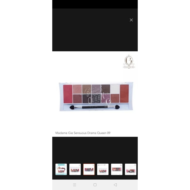 eyeshadow madam gie promo