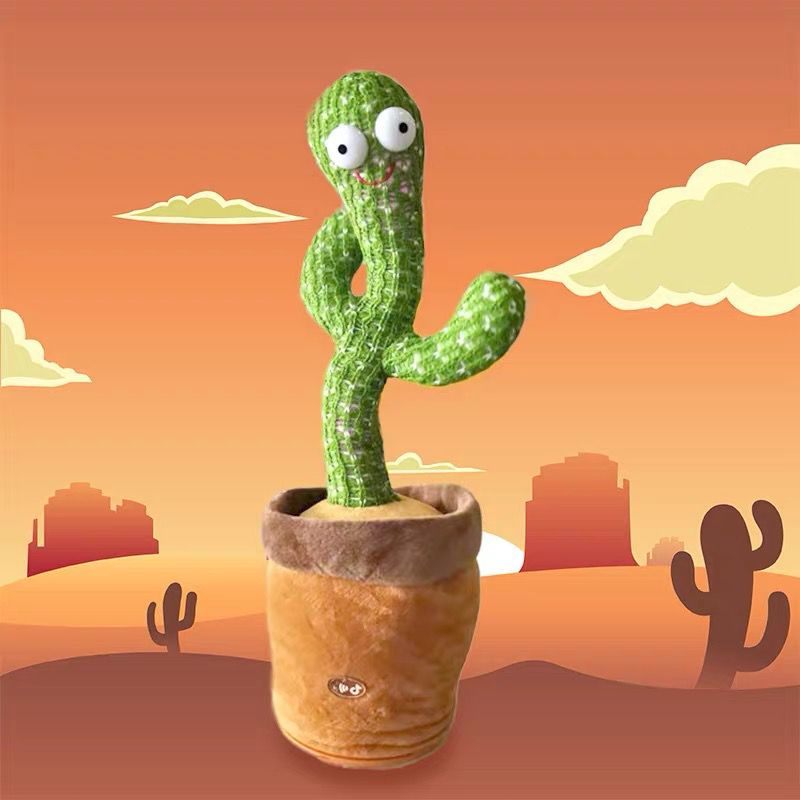 Kaktus Goyang,Hidup dan menari Boneka Kaktus,Boneka Kaktus Goyang,Mainan Boneka,Mainan anak