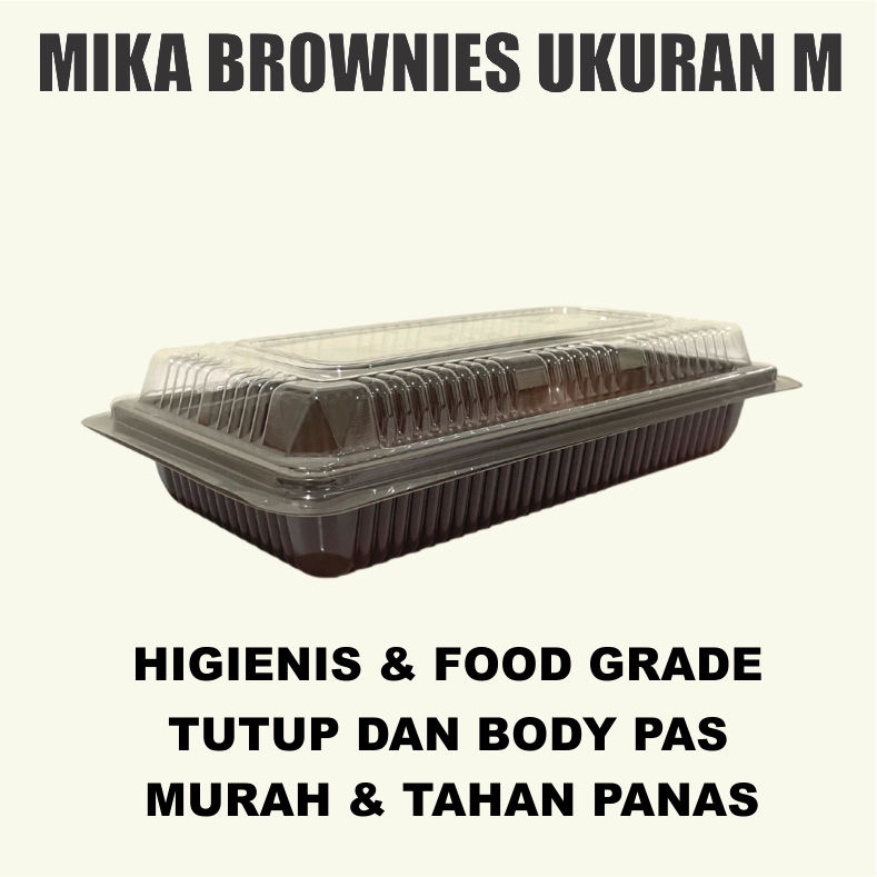 Mika Brownies S Kecil / Mika Brownis M Sedang / Mika Bronis L Besar Per Dus Mika Kue Bolu Gjk