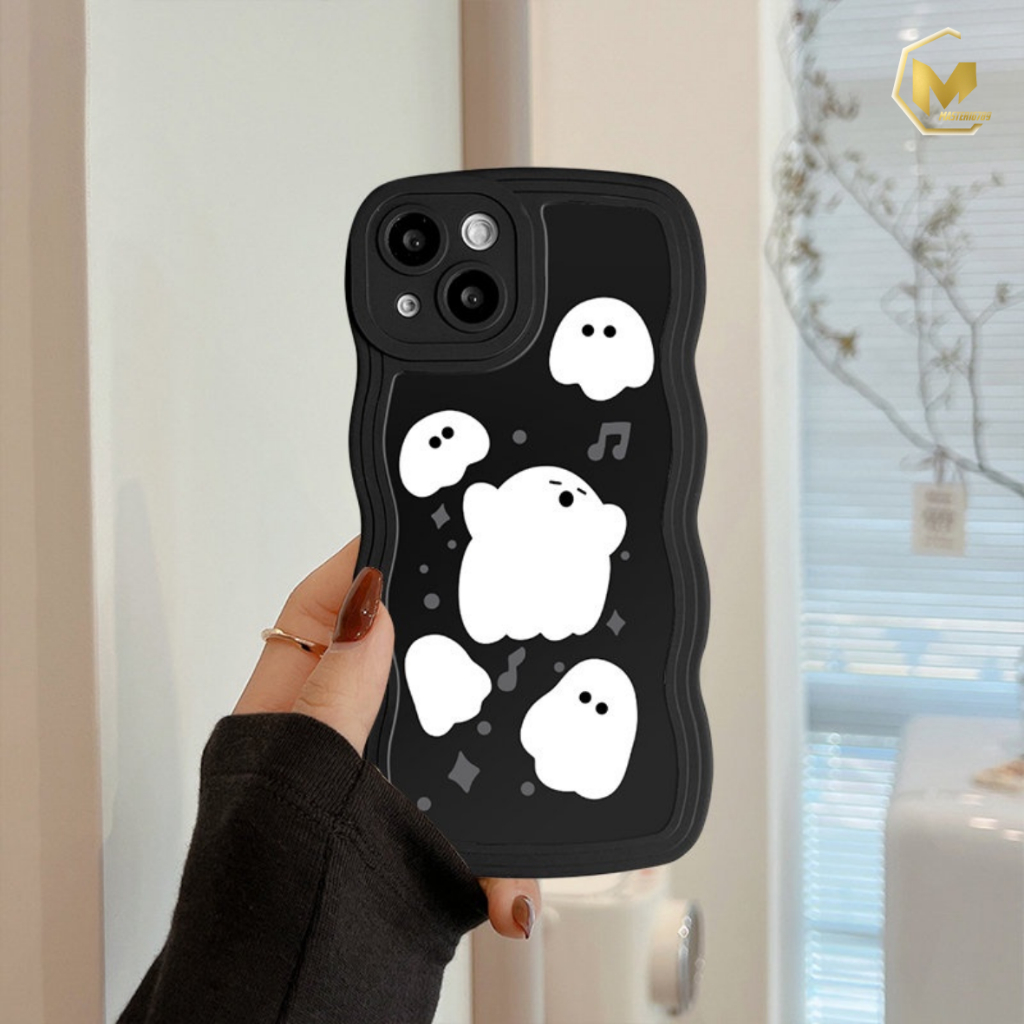 SS816 SOFTCASE CASE TPU GHOST CARTOON FOR REALME C53 NFC C1 A3S C2 A1K 5 5I 5S 8 8I 9 PRO PLUS 10 C11 C11 C12 C25 C15 C17 7I C20 C11 2021 C21Y C25Y C30 C30S C31 C33 C35 V23 C55 NARZO 20 50I 50A PRIME N53 MA4288