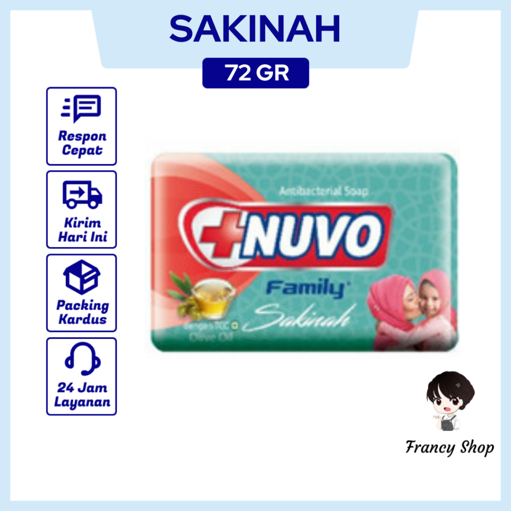 Nuvo Sakinah Sabun Mandi Batang 72 gr