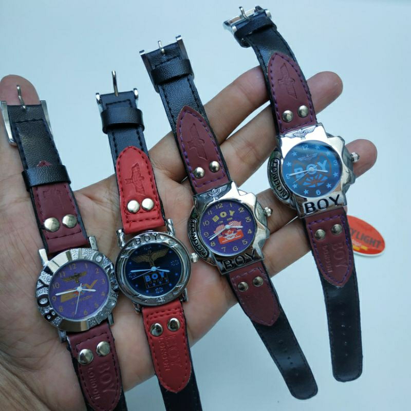 jam tangan vintage tahun 1990an B0y L0ndon New old stock