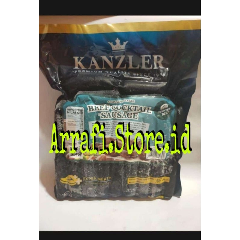 Sosis Kanzler Beef Cocktail Sausage 500 gram kanzler sosis beef cocktail 500gr Sosis Kanzler Beef Co