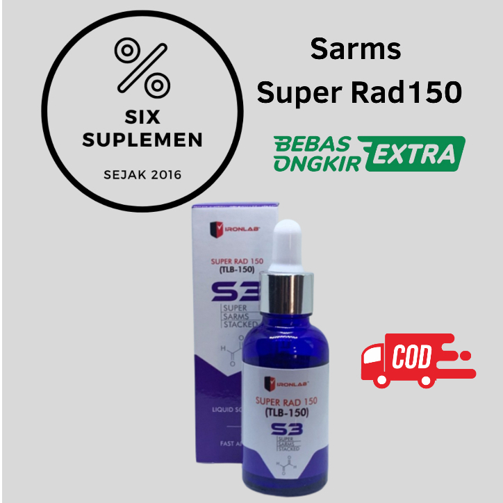 SARM SARMS SUPER RAD150 RAD 150 (TLB-150) IRONLABS3 30 ML [25 MG] !!!
